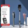 2025 Portable Bluetooth Selfie Stick with Adjustable Phone Holder and Floor Stand for Travel and Live Streaming