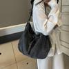 Große Tragetasche Damen Denim Schultertasche Unterarmtasche
