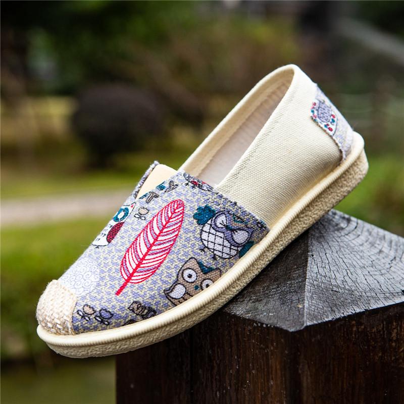 OEM/ODM Processing Custom Ladies Cloth Shoes Fashion Student Nurse Fisherman Shoes Lazy
