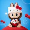 Pop Mart Hello Kitty Labubu Plush Toy Soft Vinyl Doll Keychain Collectible Figure