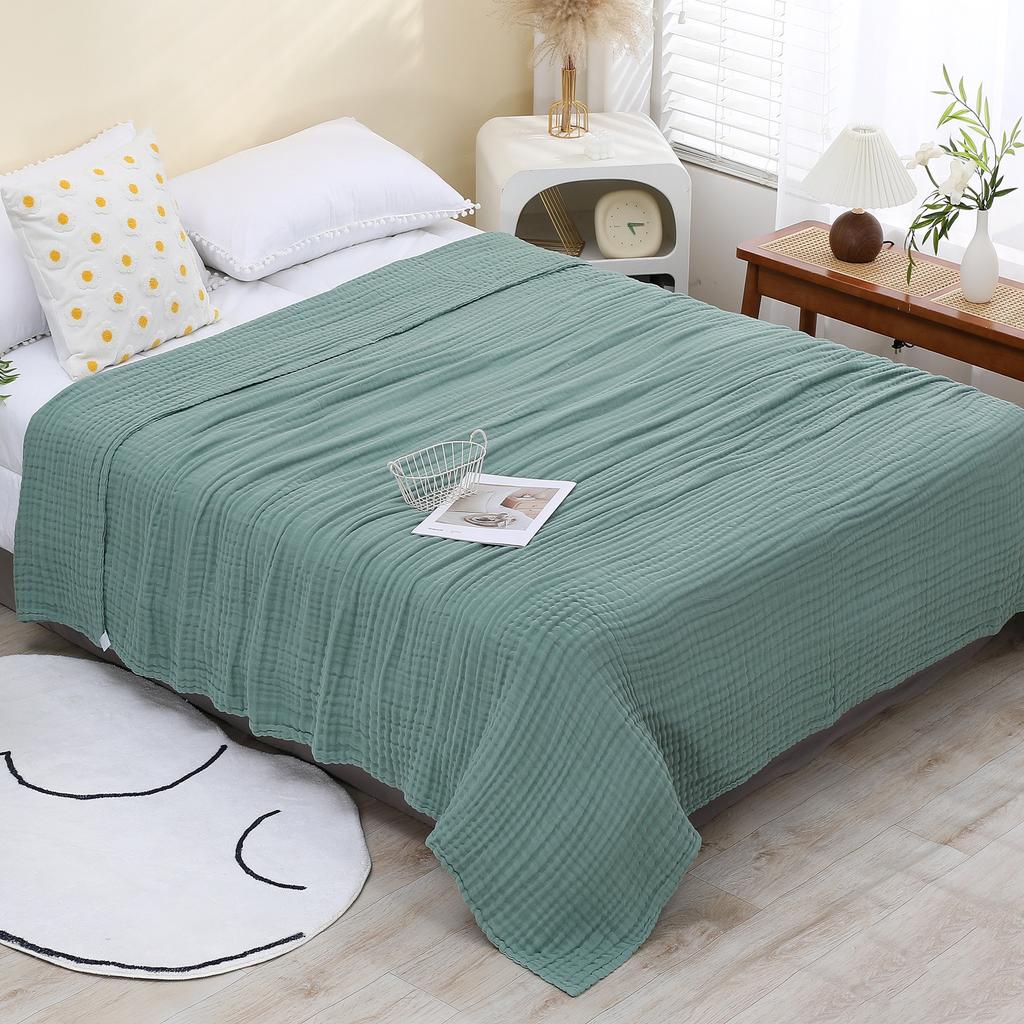 Gauze Cotton Baby Blanket Thickened Soft Absorbent Children's Quilt Large Bath Towel Nap Air Conditioner Blankets Bedding Items