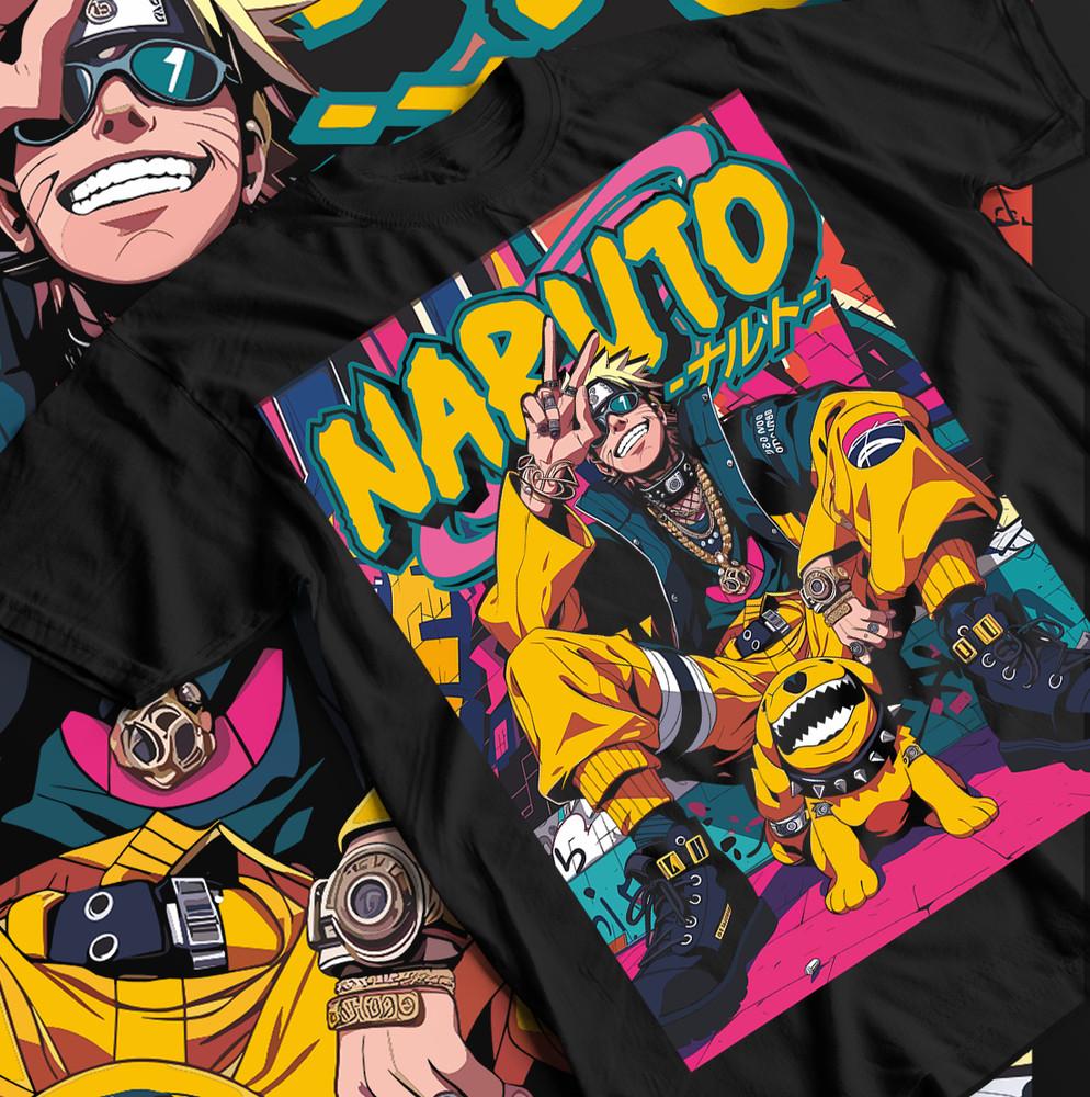 Anime Dog Manga Essential T-Shirt - Unisex Heavy Cotton Tee, Graphic Tee, Gifts.