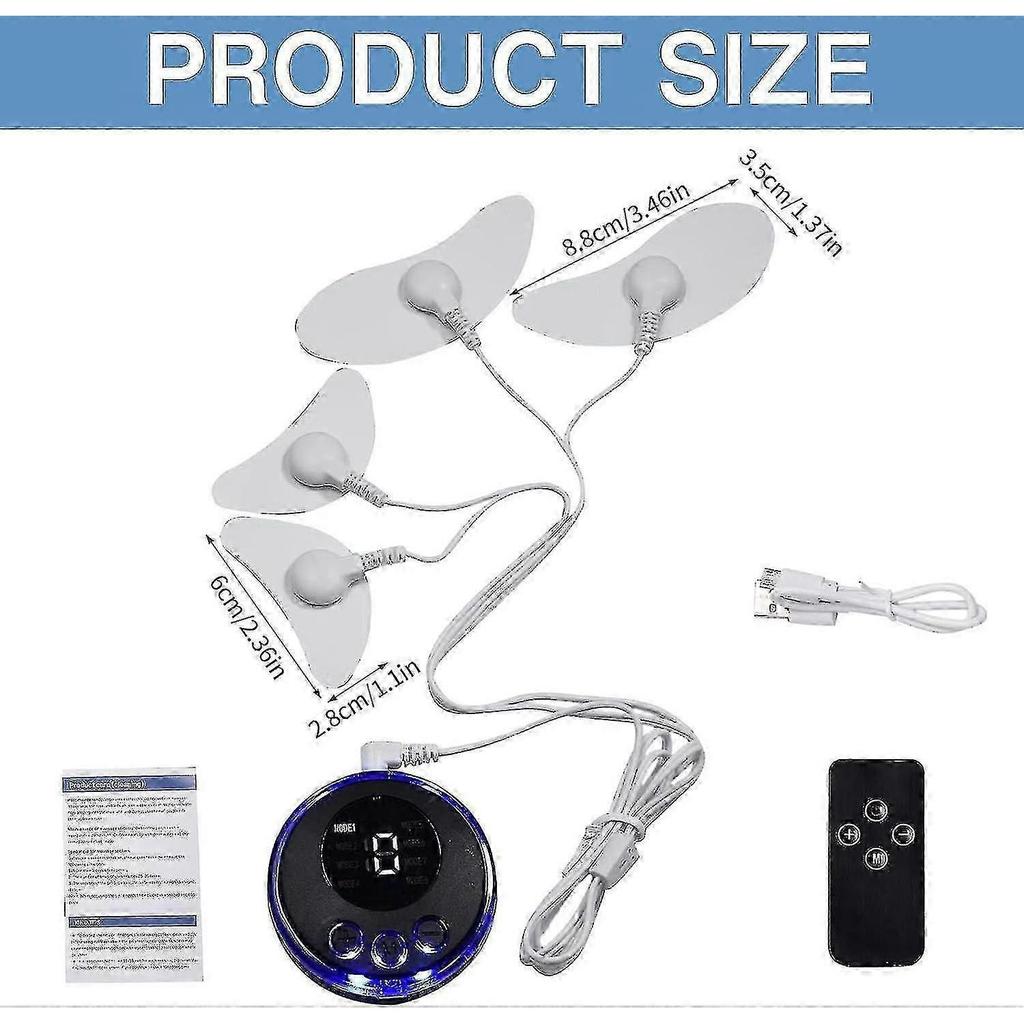 Electric Facial Massager, EMS Facial Massager, Face Massage Device, with Patch Pads EMS Stimulation Muscle Massager 8 Modes, for Facial Massage, Skinb