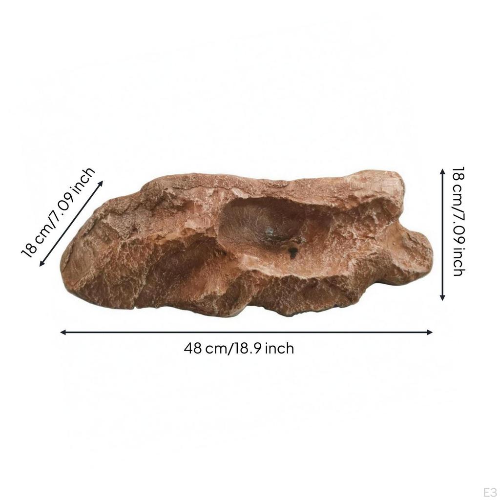 Roccia Artificiale Aspetto Realistico Finta Marrone