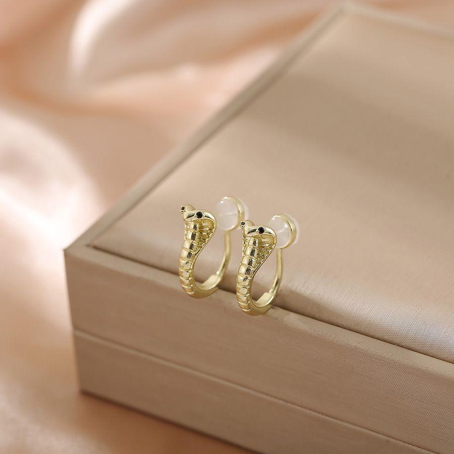 Delicate Ear Loops for Silicone Animal Earrings Without Piercing Ear Clips