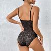 Sommer Damen Jumpsuit Sling Black Lace Tight Sexy Mesh Jumpsuit