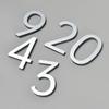 10PCS Self Adhesive 3D Number Door Plates 0-9 Number Acrylic Stickers Mailbox Sign Address Plaque House Apartment Cabinet