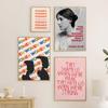 Donne femministe regali ufficio parete tipografia poster stampa grande amore materno tela pittura stanza arredamento casa citazione arte astratta