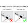 Phone Laptop Live Broadcast 3.5mm Audio Stereo Converter USB C Sound Card Sound Adapter 3 In 1
