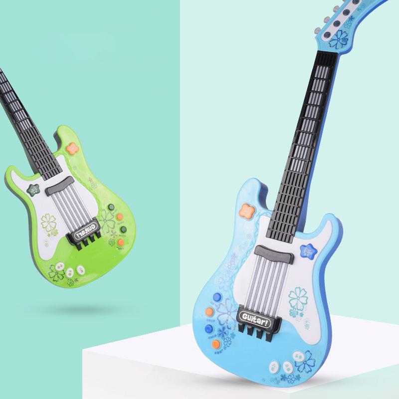 57cm Guitar Toys for Kids Play Education Musical Instrument Montessori Children Musical Instrument Early Learning Toys