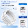 Exhaust Pipe Connector Kit Hose Coupler Exhaust Hose Adapter Window Vent Parts  Window Vent