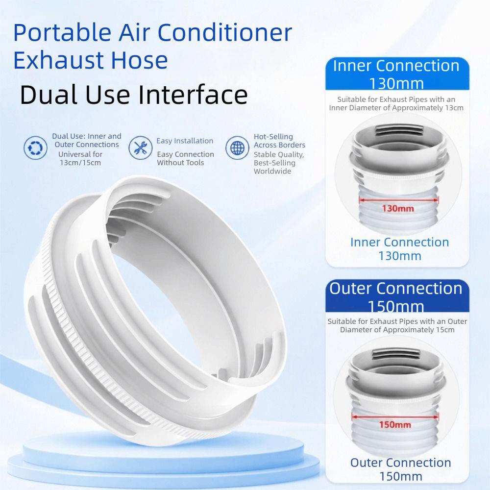 Exhaust Pipe Connector Kit Hose Coupler Exhaust Hose Adapter Window Vent Parts  Window Vent
