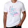 Retro Astronaut DJ Funny Astronaut TShirt Big and Tall Loose Fit TShirt