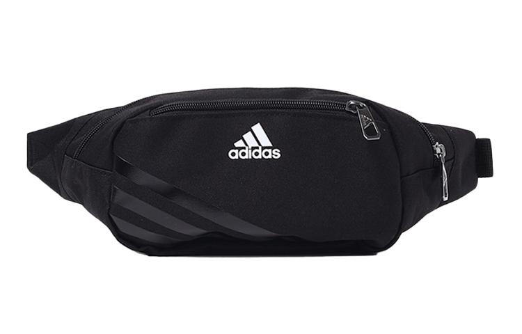 Adidas Polyester Crossbody Bag, Sports Bag, Waist Bag Small Unisex Black AJ4230