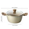 Nonstick Stock Pot Cooking Pot Aluminum, Soup Pot with Lid Non Stick Pot with Stay-cool Handle Non-Toxic Healthy Cooking