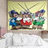 The Three Musketeers Print Tapestry, Backdrop, Easy Setup, Ideal for Bedroom, Office & Living Room, with Aesthetic Wall Hanging Decor.