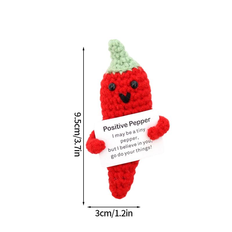 Crochet Doll Finished Crochet Animals Fruit Ornament Cartoon Hand Woven Octopus Frog Ornament Cute Room Decor Desk Decorations