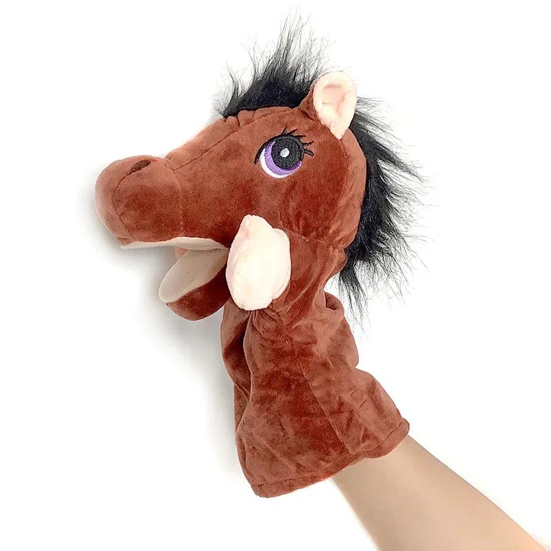 Kids Plush Finger Puppet & Hand Puppet Popular Activity Boy Girl Role Play Bedtime Story Props 3D Animal Decompressing Toy Doll