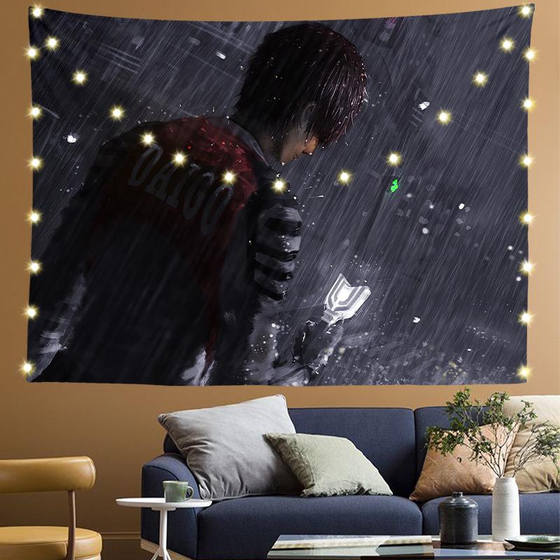 Ultraman Cartoon Wall Hanging for Children's Room Decoration Background Cloth