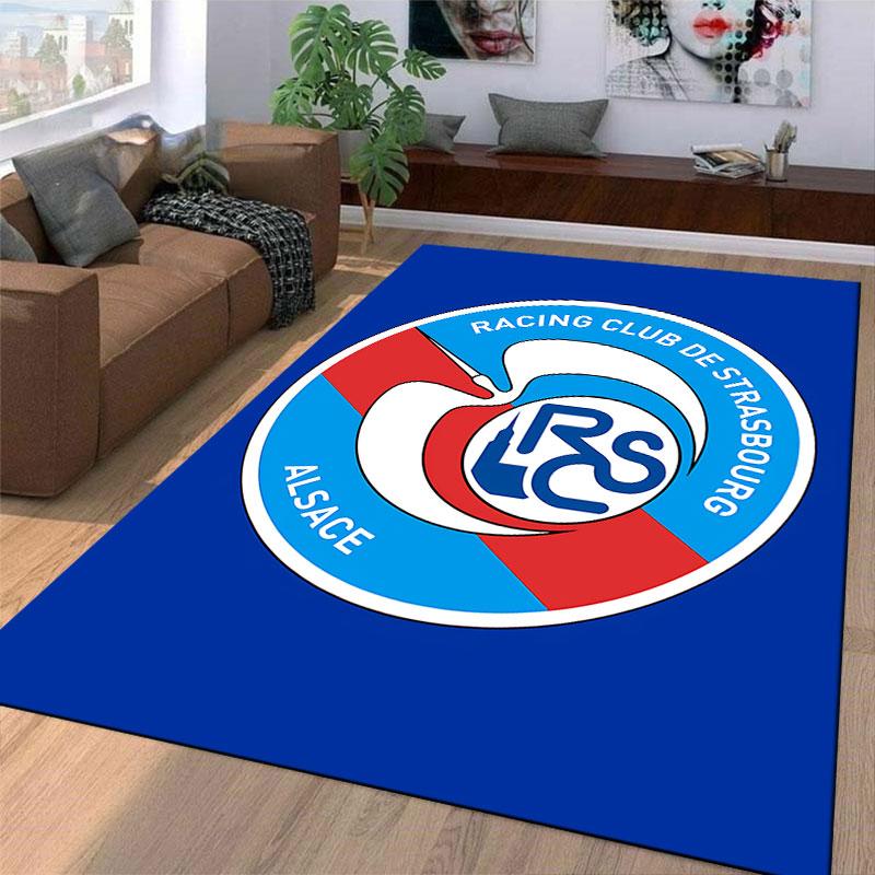Racing Club Strasbourg Logo Suitable As a Non-slip Mat for the Living Room or Bedroom Sofa