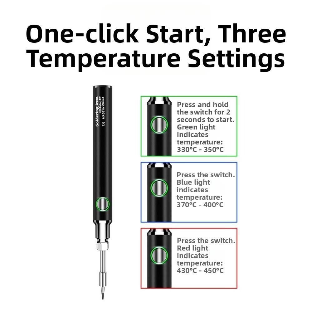 3 Temperature Settings Electric  Iron Solder Dual-Use Function Burning Wire Pen  Welding Tool