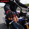 RS SPURTT RS09 Handschuhe Moto Polyester Mikrofaser Dünn Atmungsaktiv Anti-Rutsch Herren Damen Sommer Halbfinger Motorrad Reithandschuh