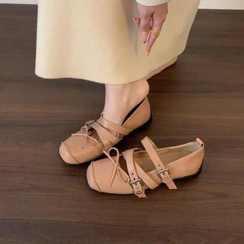 Fashion Retro Shallow Single Shoes 2025 New Versatile Women's Shoes
