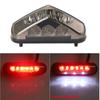 Mini Motorcycle LED Tail License Light 12V Rear Brake Lamp For Pit Dirt Bike ATV Chopper Scooter Cruiser Number Plate Taillight