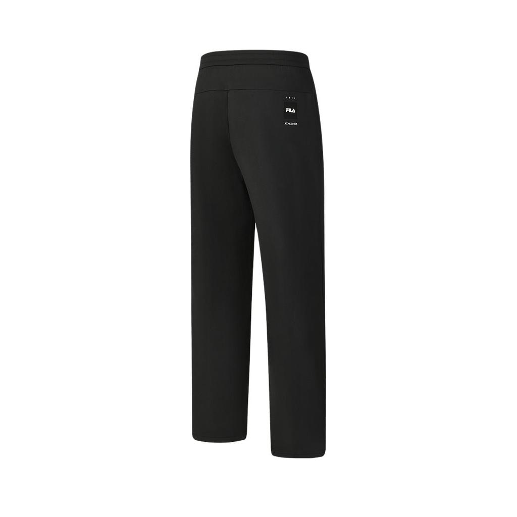 Fila Fitness FW25 Loose Knit Drawstring Solid Color Casual Pants Men Bottoms A11M611621F-BK