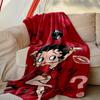 1pc Betty Boop Blanket, Cozy Valentine's Day Blanket, Multi-functional Nap Blanket Available Throughout the Four Seasons
