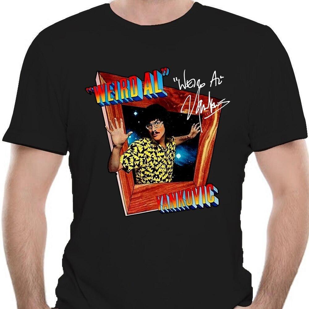 Vintage Weird Al Yankovic Short Sleeve Black S-234XL Unisex Classic Shirt BL071 Unisex T-Shirt L