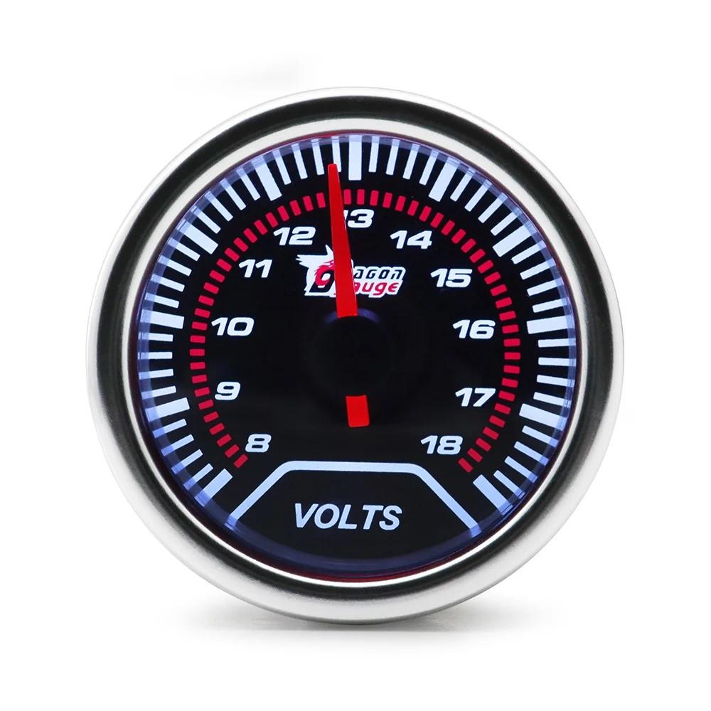 

Boost/Water Temp/Oil Temp/Oil Press/Voltage/Tachometer/Air Fuel Ratio/EGT Gauge 52mm Analog Led White Case+ 52MM Gauge Pods
