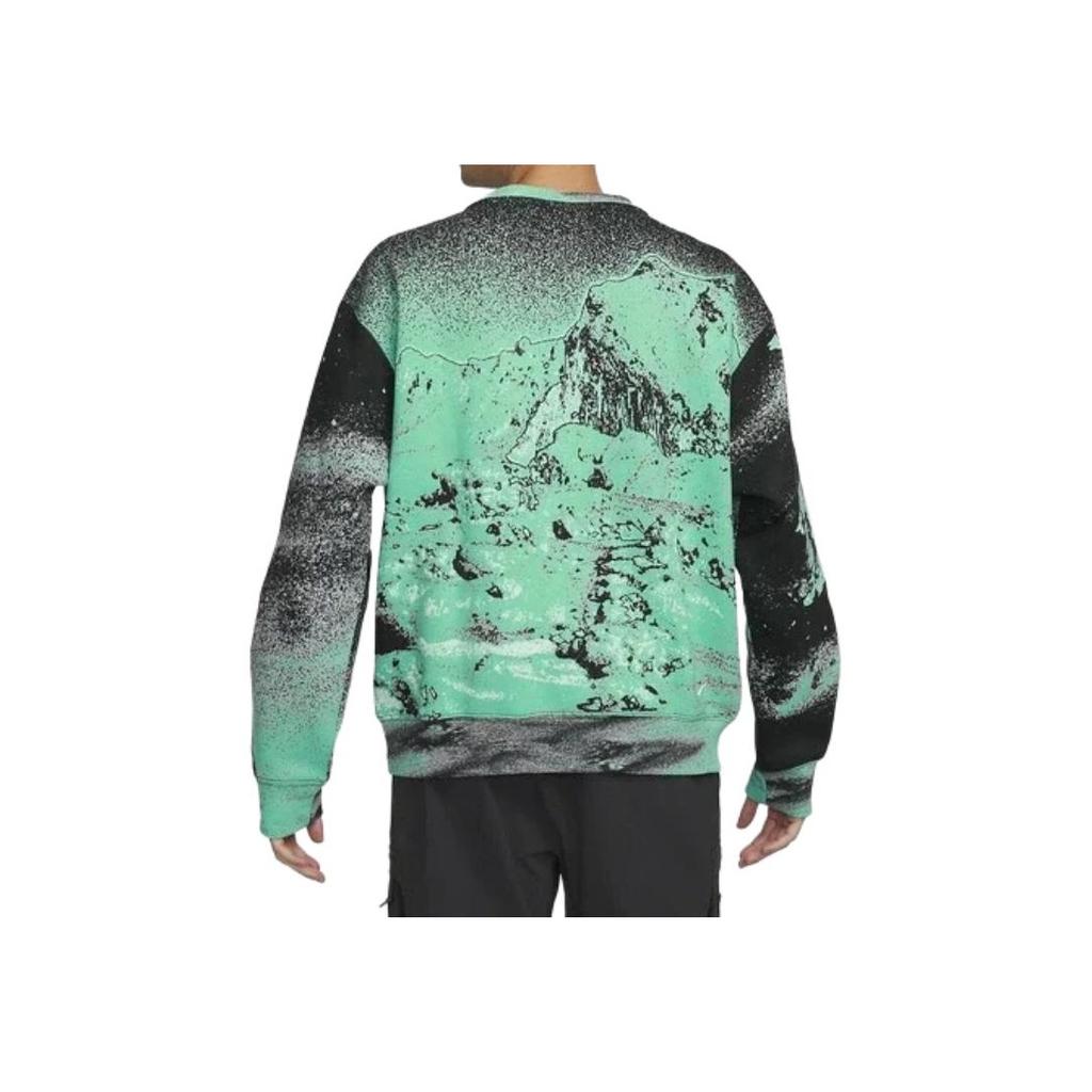 Nike ACG Series Printed Crew Neck Long Sleeve Sweatshirt Men sweatshirt Green DQ5791-369