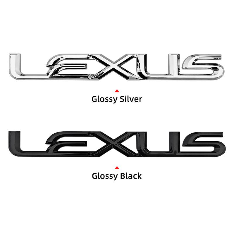 3D Car trunk letter sticker Accessory For Lexus F SPORT GX460 Ct200h IS250 ES 220D IS200 Fsport GS GX IS LS LX NX RX UX CT LC RC