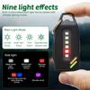 Rechargeable LED Keychain Flashlight USB-C Rechargeable 600Lm Portable Mini Torch Light Pocket Lantern Flood Work Light