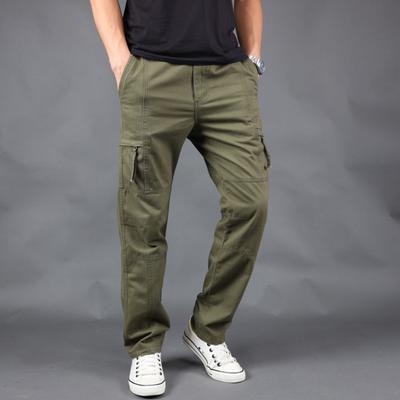 Multifunctional Solid Color Outdoor Casual Pants Men's Work Clothes Pants Multi-pocket Pants Loose Pants Cargo Pants