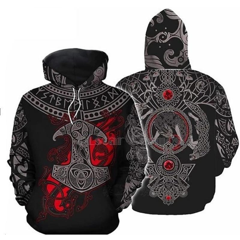 Men's Hoodies Daily Casual Vintage Retro Long Sleeve Hooded Vacation Sports