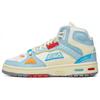 Teratach Brooklyn Nets Shoes Fabric Synthetic Leather Comfortable Versatile Mid-Top Retro Basketball Shoes Women Sneaker T12W111204FSW