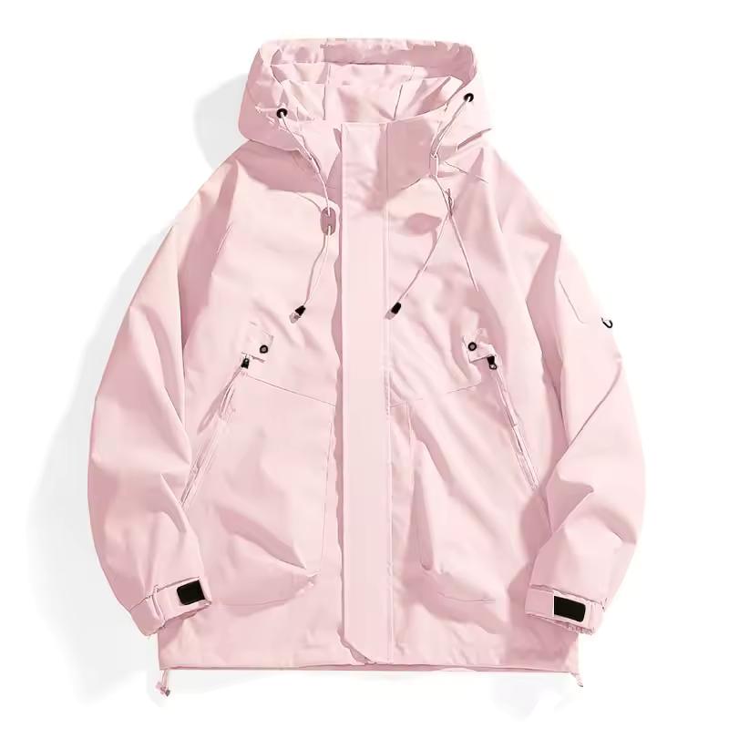 Giacca Impermeabile Unisex da Esterno Giacca a Vento Cappotto Primavera Autunno Traspirante Pesca Campeggio Giacche Antivento Uomo Donna Abbigliamento