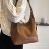 Suede Bag Women's Large Capacity 2025 New Autumn and Winter Retro Shoulder Underarm Bag Commuter Tote Bucket Bag