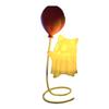 Cute Ghost Figurine with Balloon, Warm LED Ghost Night Light, Halloween Decoration for Bedroom Desk Table Centerpiece Cozy Ornament Gift