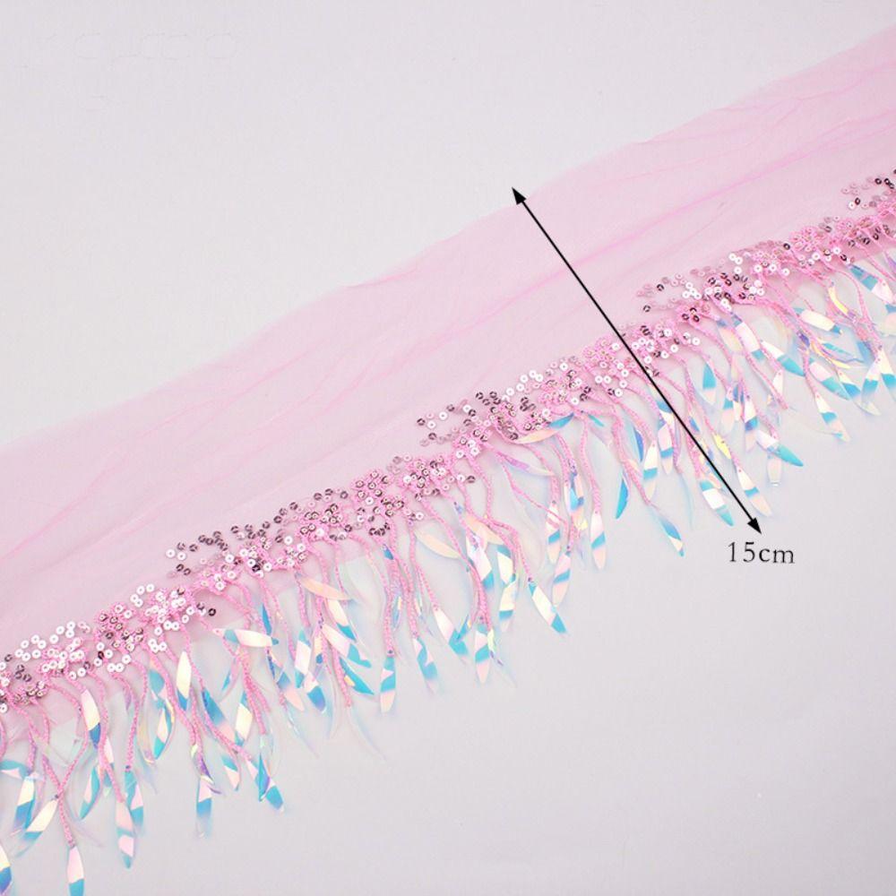 10 Yards DIY Craft Lace Trim 6 Inches Tassel Fringe Fringe Trimming Ribbon Lamp Shade