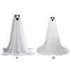 Lighted Spooky Ghost Decor Spooky Ghost Halloween Decor with String Lights for Home Porch Garden Yard Lawn Party Decorations