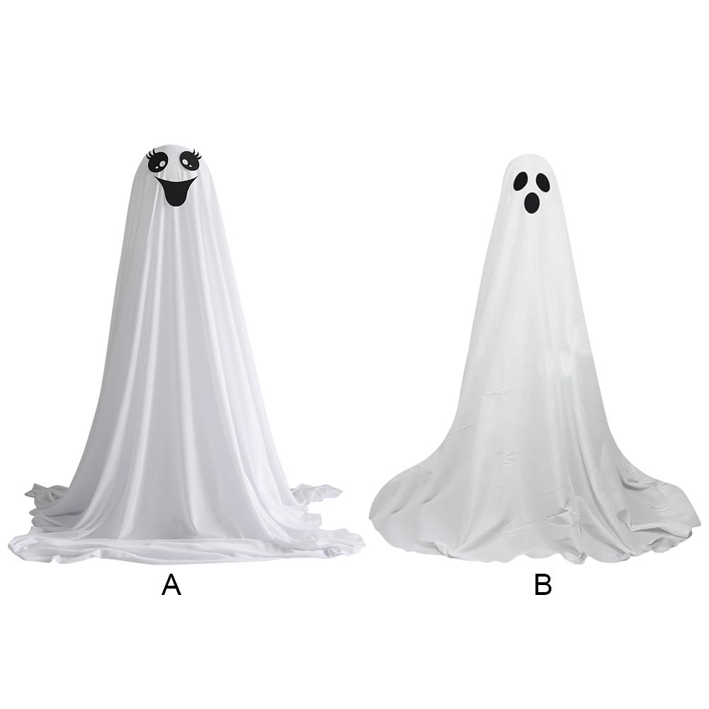 Lighted Spooky Ghost Decor Spooky Ghost Halloween Decor with String Lights for Home Porch Garden Yard Lawn Party Decorations