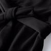 Women's Fashion Knitted Long Sleeve V-Neck Sexy Hip Wrap Warm Sweater Dress