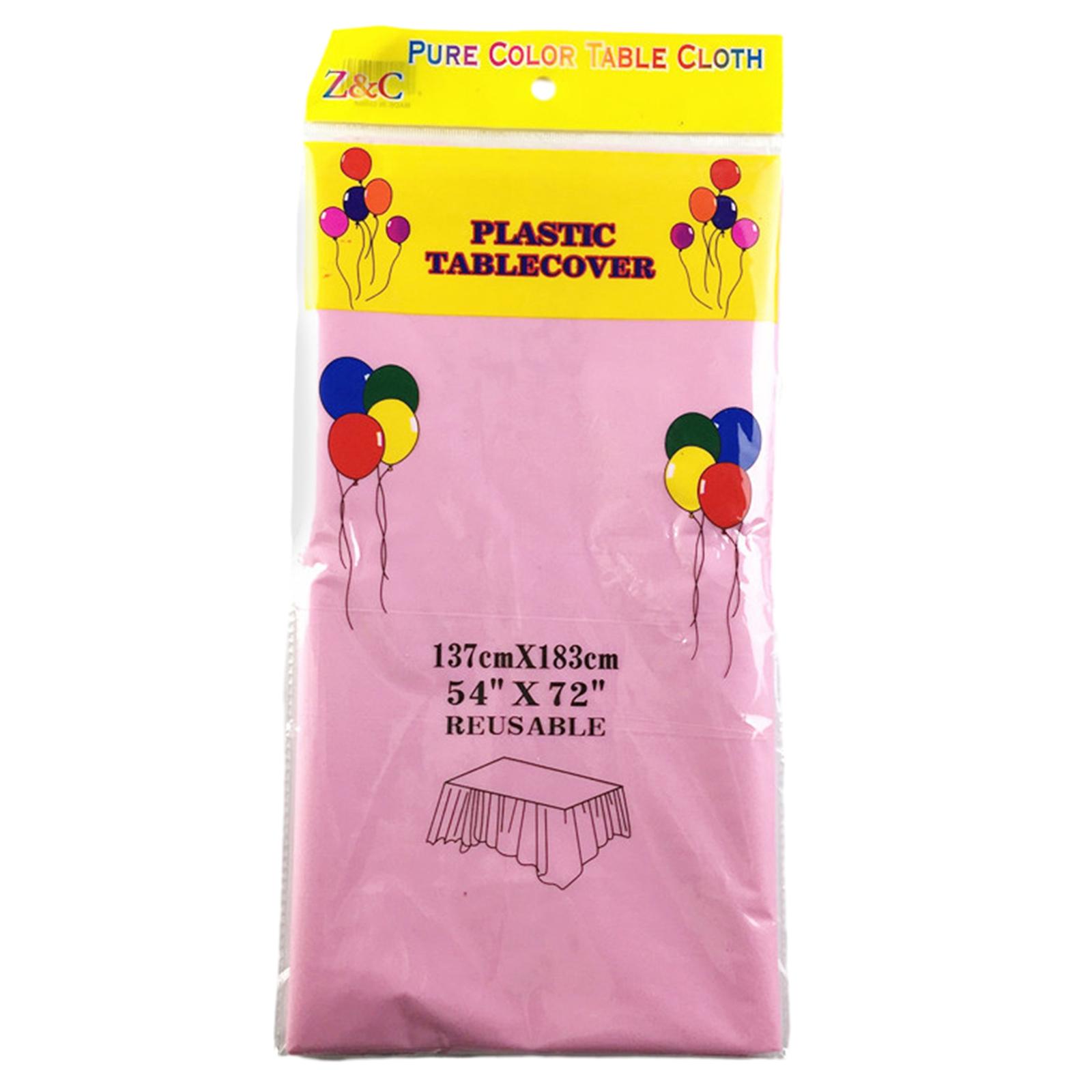 

Скатерть 54x72 дюйма Праздничная новогодняя скатерть для шведского стола, вечеринки по случаю дня рождения, праздничного ужина розовый