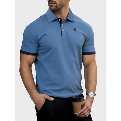Men's Polo Shirts Short Sleeve - Shirts for Men's Regular-Fit, Casual Athletic Collared T-Shirts