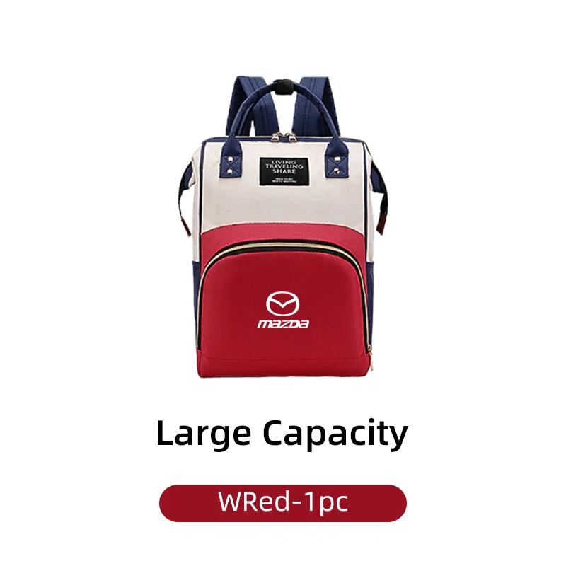 2025 Hot Schoolbag Men Women Business Travel Bag Casual Shoulder Backpack For Mazda 3 6 2 Axela CX5 CX3 CX30 CX9 Atenza Demio RX