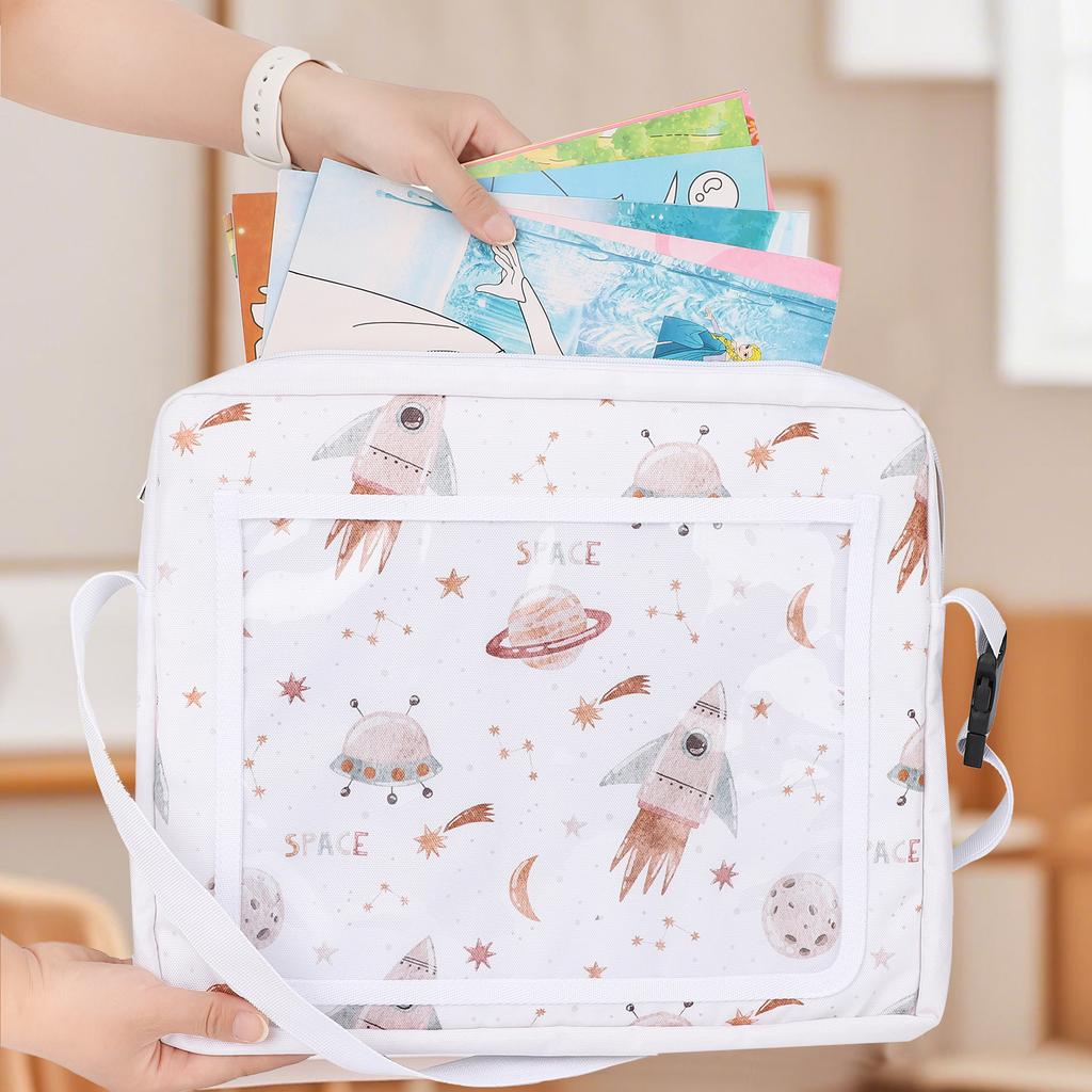 Kids Travel Tray for Car Seat Toddler Activity Tray with Tablet Holder Waterproof Drawing Board Storage Organizer Polyester