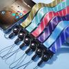 2-in-1 Double-Sided Phone Lanyard with Detachable Rotating Buckle and Card Holder Compatibility